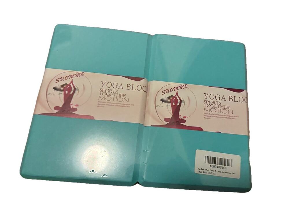 Yoga Blocks 20 Pack Bulk Set Premium EVA Foam Yoga Pilates Studio Teal
